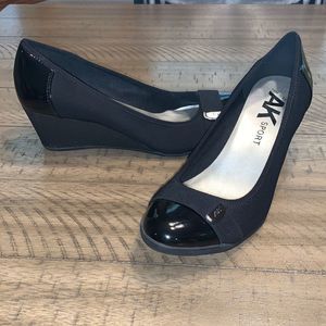 49. Anne Klein Sport slip on wedges size 10